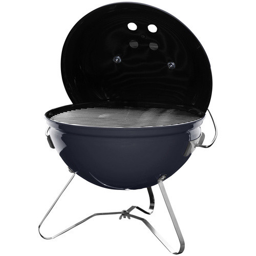 Weber Smokey Joe Premium Holzkohlegrill in Schwarz-Blau mit einer Grillfläche von Ø 37 cm - Bild 2
