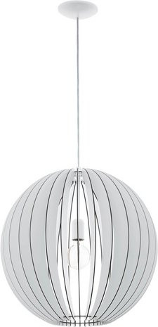 Eglo Hängeleuchte COSSANO aus Stahl in Weiss mit E27 Fassung - Bild 1