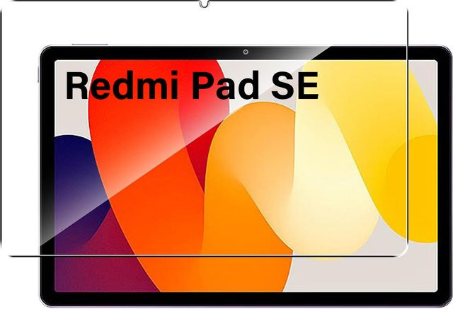 Xiaomi Redmi Pad SE 11 Zoll Displayschutzfolie aus gehärtetem Glas, transparent - Bild 1