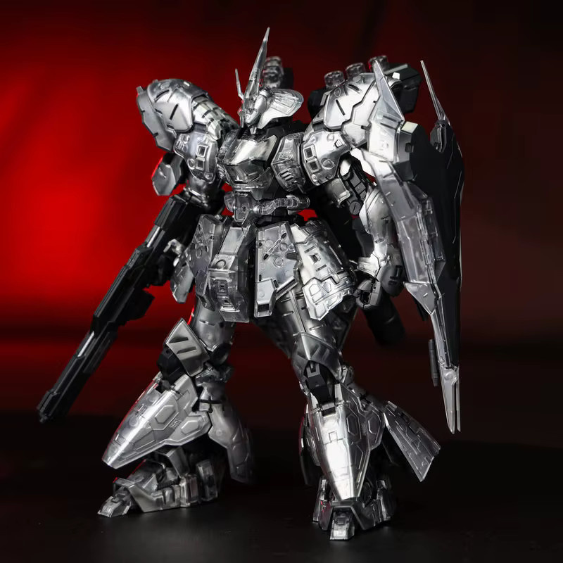 Bandai STAR RG 1/144 Sazabi, Bausatz, Mechanisches Silber Klares Farbschema - Bild 1