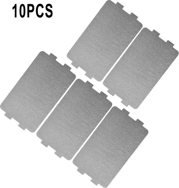 10 Stück Mikrowelle Glimmer Platten Wellenleiter Abdeckung von DAZZLEEX in Grau - Bild 1
