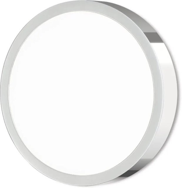 Orion Leuchten LED Deckenleuchte in Chrom mit Opalglas, Durchmesser: 14 cm, 12W, 820LM, 3000K Warmweiß - Bild 1