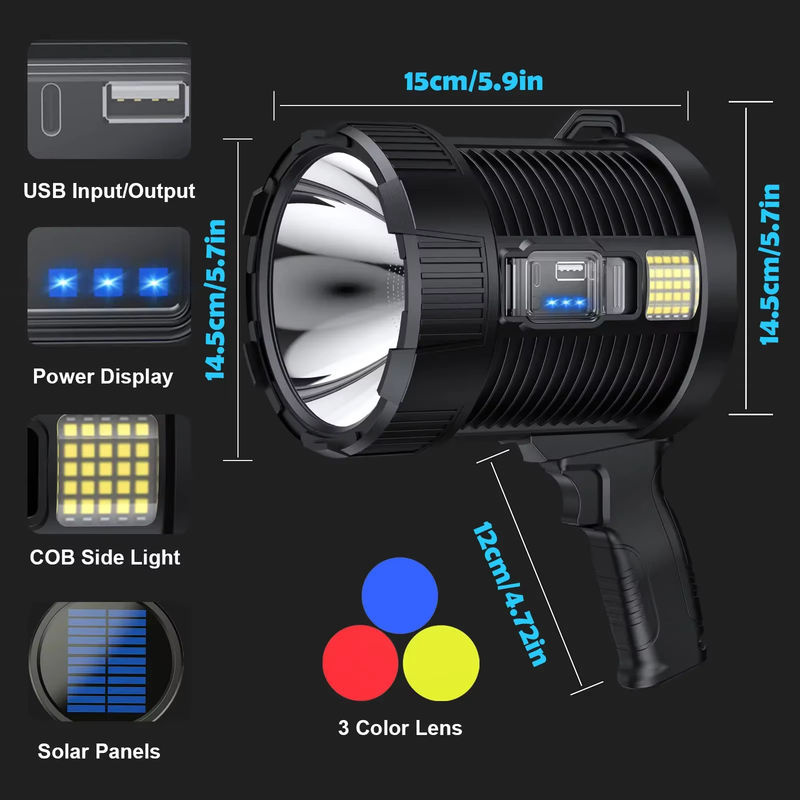 ESMARTER Solar LED Strahler Schwarz für den Außenbereich - Bild 4