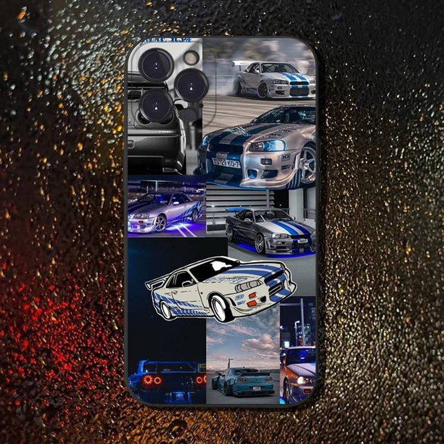 F-Fast Handyhülle aus weichem Silikon für iPhone 11, 12, 13, 14, 15, 16 und weitere Modelle in Schwarz - Bild 1