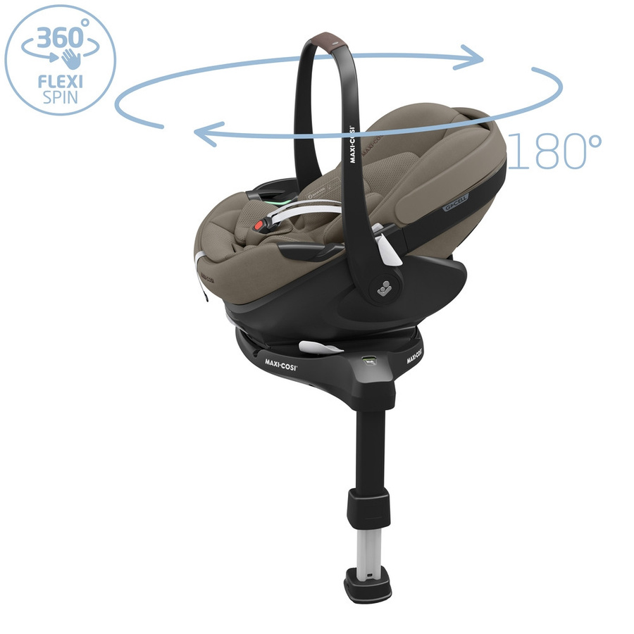 Maxi-Cosi 3-in-1 Family Bundle Truffle: Pearl 360 Pro Kindersitz, Pebble 360 Pro Babyschale und Family Fix 360 Pro Basisstation mit Isofix und 360-Grad-Drehfunktion - Bild 5