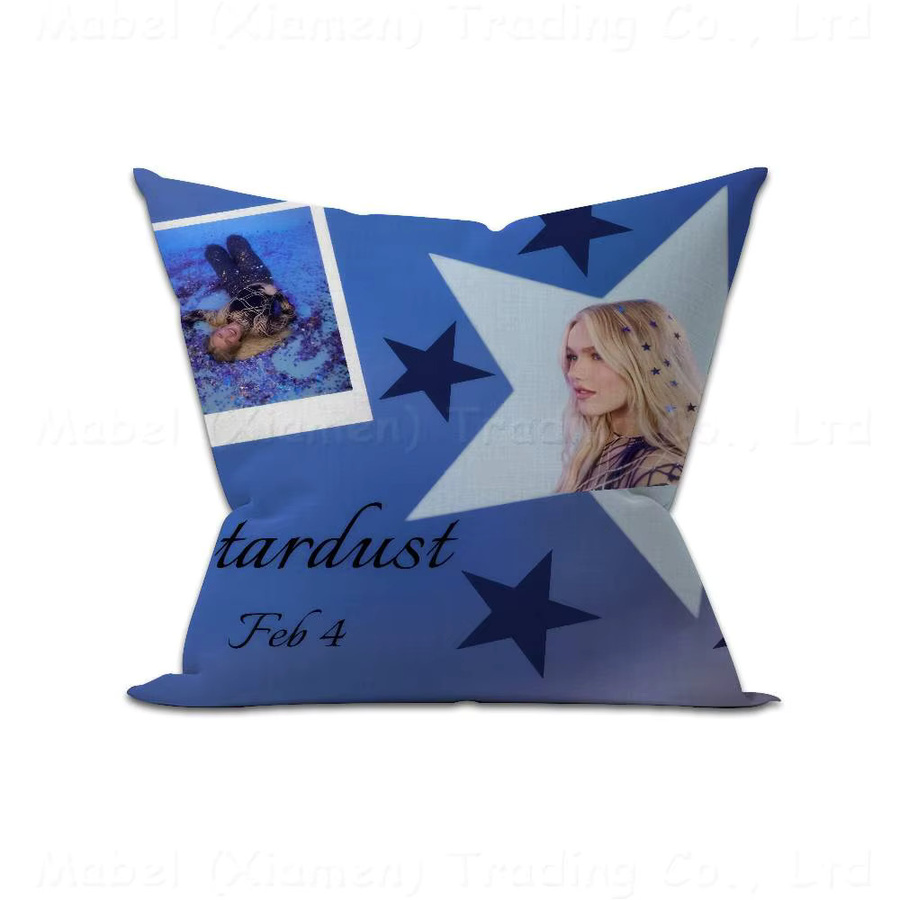 SINGER Freya Skye Stardust Kissenbezug mit Sternen-Design in Blau, quadratisch, Breite: 30 cm, Höhe: 30 cm - Bild 5
