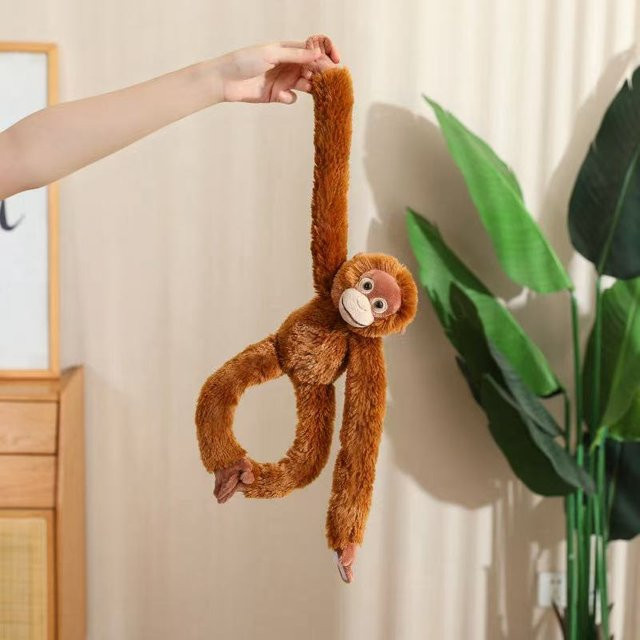 Simulations-Hängeaffen-Puppe, Stofftier Plüschtier, ab 14 Jahren - Bild 1