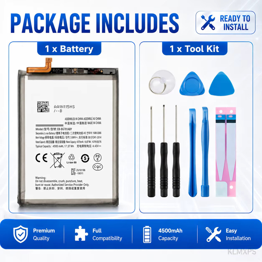Samsung Akku EB-BG781ABY mit 4500mAh für Galaxy S20 FE 5G und Galaxy A52 SM-A526/DS - Bild 2