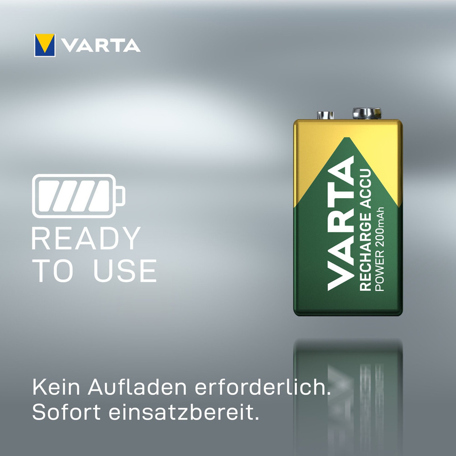Varta Recharge Accu Power E 9V Block-Akku NiMH 200 mAh - Bild 3