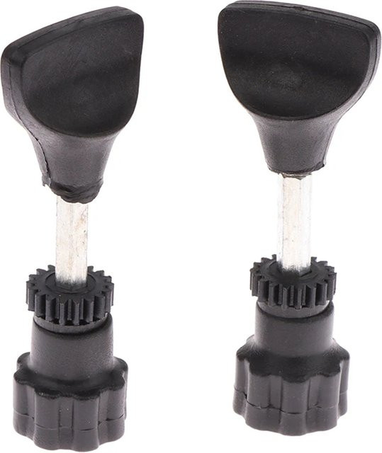 VIBRATITE 2er-Set Holz-Fräsmaschinen-Basis Ersatzteile in Schwarz - Bild 1