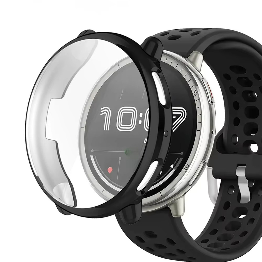 Amazfit TPU-Hülle für Amazfit Active 2, transparent, Schwarz - Bild 7