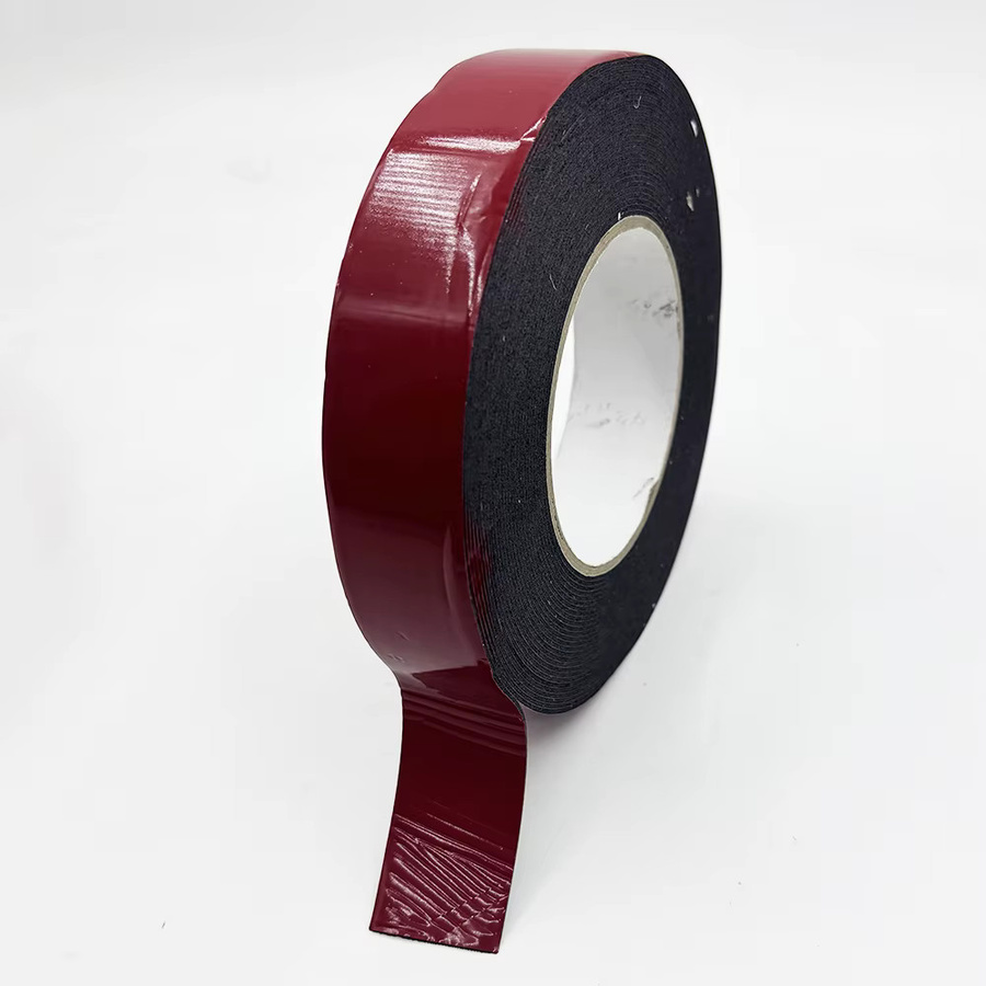 Starkes doppelseitiges Schaumklebeband wasserdicht mit rotem Liner, Länge: 10 m - Bild 3