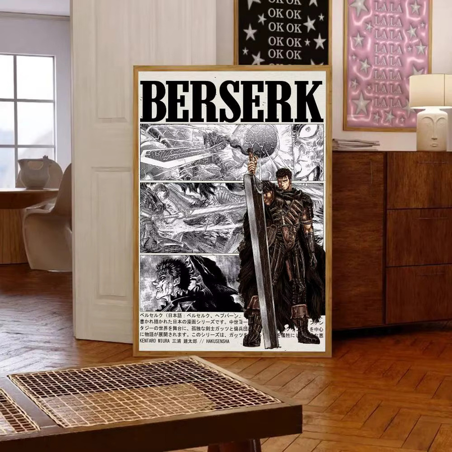 Anime Berserker Wandkunst Poster von Kayou als HD Wandbild für dein Wohnzimmer oder Schlafzimmer ohne Rahmen - Bild 5