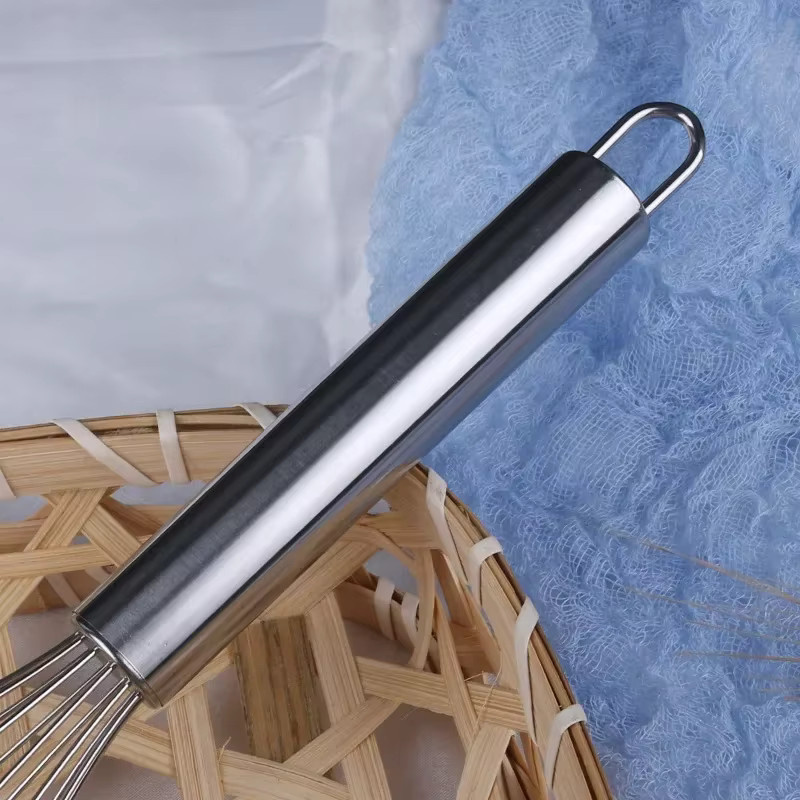 DUTRIEUX Ballon-Drahtmixer aus Edelstahl in Silber, runder Schneebesen für die Küche - Bild 3