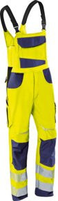 Kübler Latzhose REFLECTIQ PSA 2 in Warngelb/Dunkelblau mit Cordura-Material - Bild 1