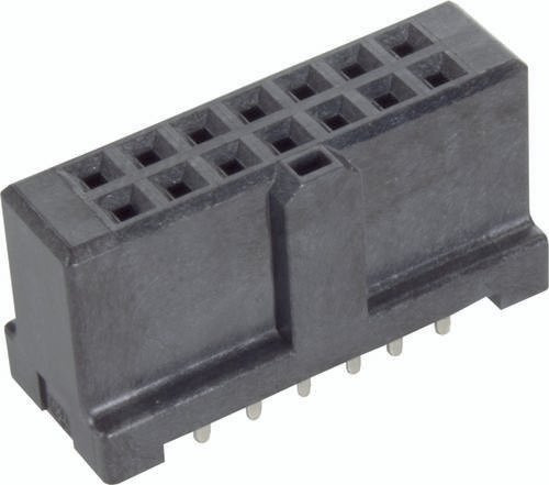 HARTING Federleiste 09195146822 in Schwarz mit 2 Reihen - Bild 1