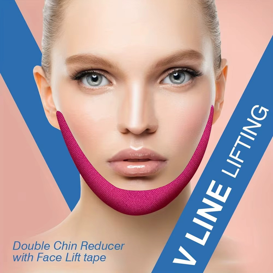 Elastisches Facelift-Klebeband für Gesicht, Unisex, wiederverwendbar - Bild 4