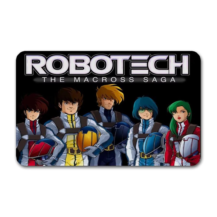 Potdemiel Cartoon R-Robotech Bodenmatte, rutschfeste Dekomatte in Multicolor für Wohnzimmer, Wäscheküche oder Kinderzimmer - Bild 7