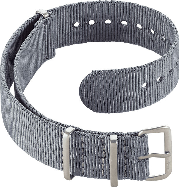 Durchziehband Nylon, Grau, 20 mm - Bild 1