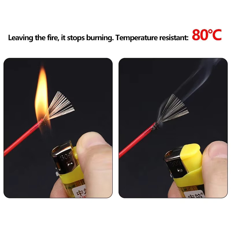UL1007 PVC verzinntes Kupferkabel hitzebeständig 80 °C für Haushaltsgeräte und Lampen, Farben: Blau und Mehrfarbig - Bild 3