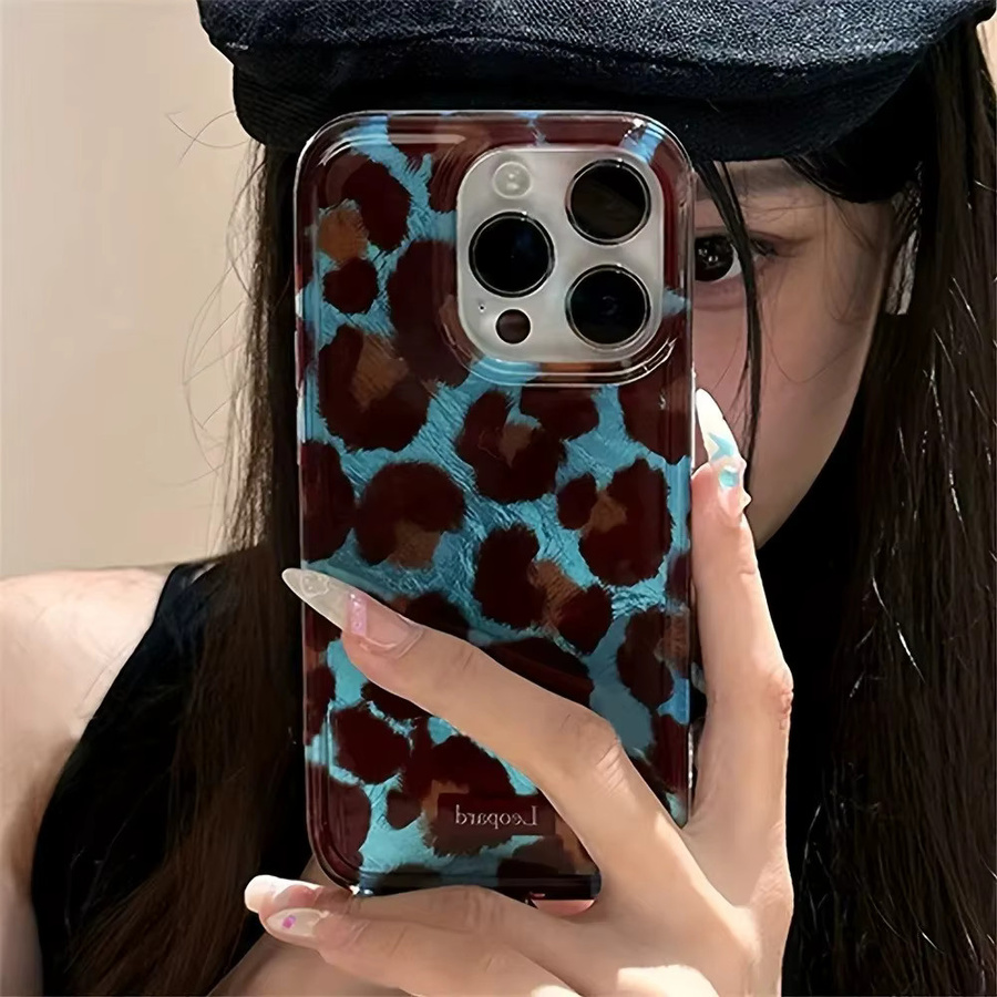 GEUMXL Handyhülle mit Leopard Print in Multicolour für iPhone Modelle - Bild 2