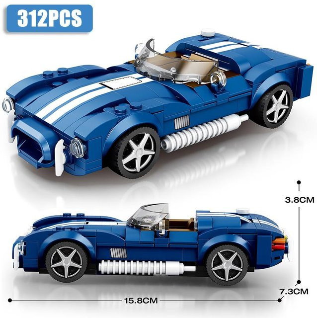 REOBRIX AC Cobra Auto Baustein Set 312-teiliges Set - Bild 1