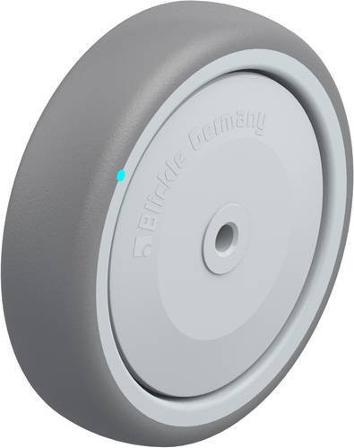 Blickle Schwerlast-Rad TPA 126/8KFD in Grau und Silber mit Kunststoffrollen und 125 mm Durchmesser - Bild 1