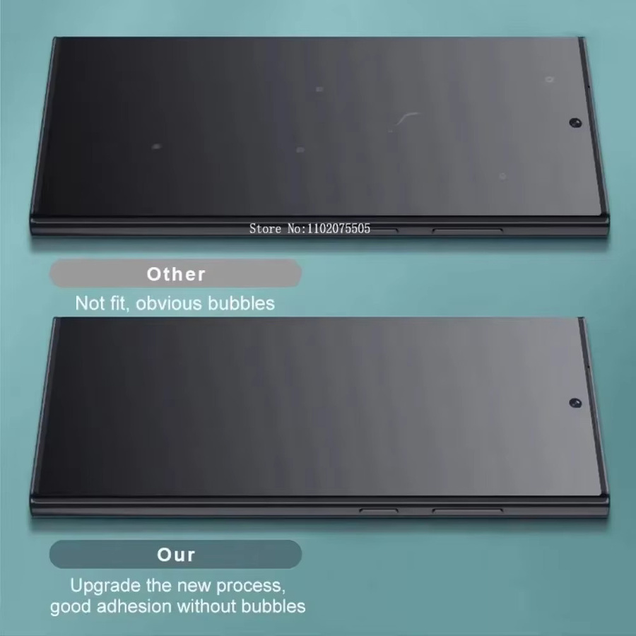 2 Stück Displayschutzfolien aus gehärtetem Glas für Samsung Galaxy S24 S25 Ultra S23 S22 S21 Plus S23 FE Note 20 in Transparent - Bild 3