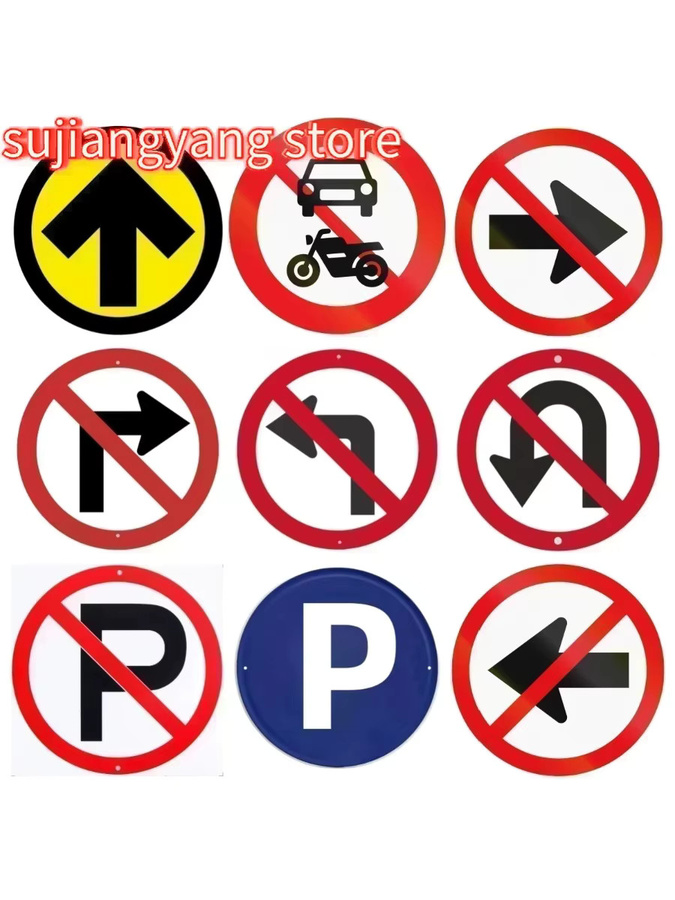 Rundes Aluminiumschild STOP Traffic von Potdemiel zur Wanddekoration, Durchmesser: 20 cm - Bild 2