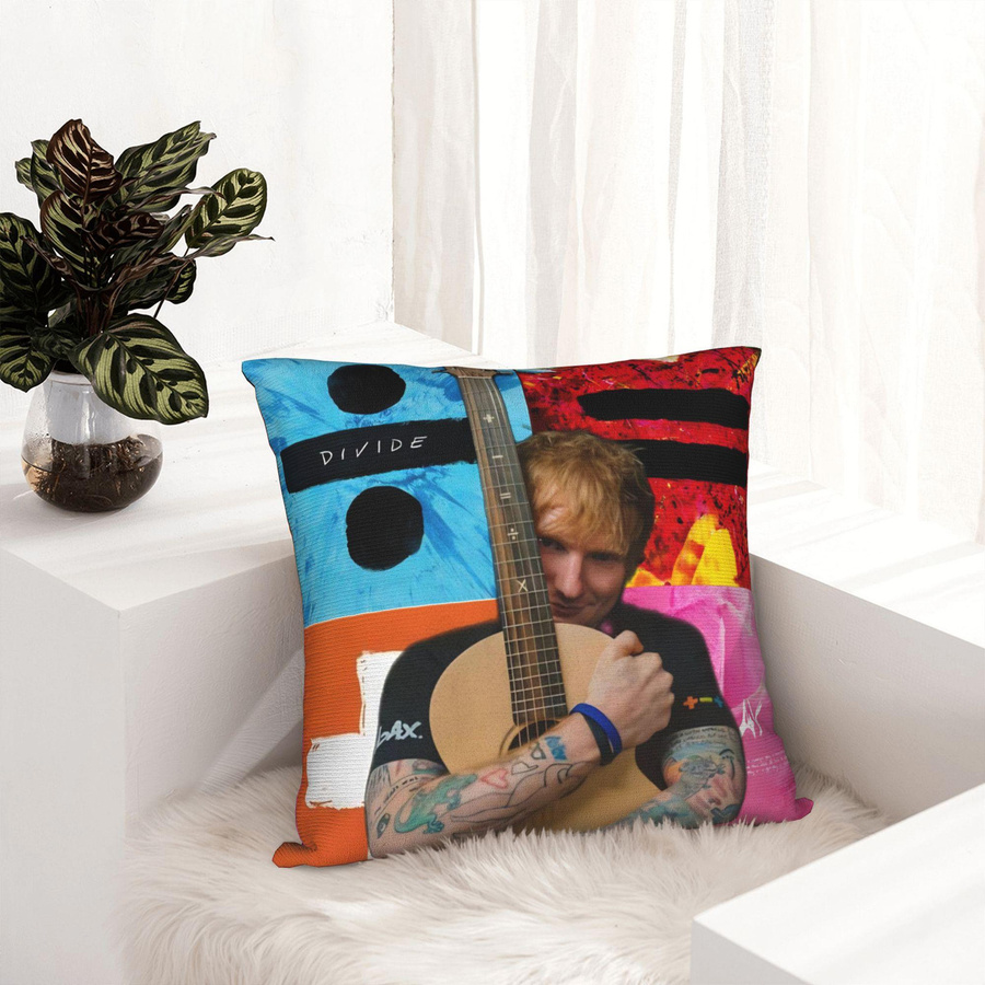 Ed Sheeran Loop Tour Kissenbezug mit Motivdruck in Multicolor, B/H: 18 x 18 cm - Bild 4