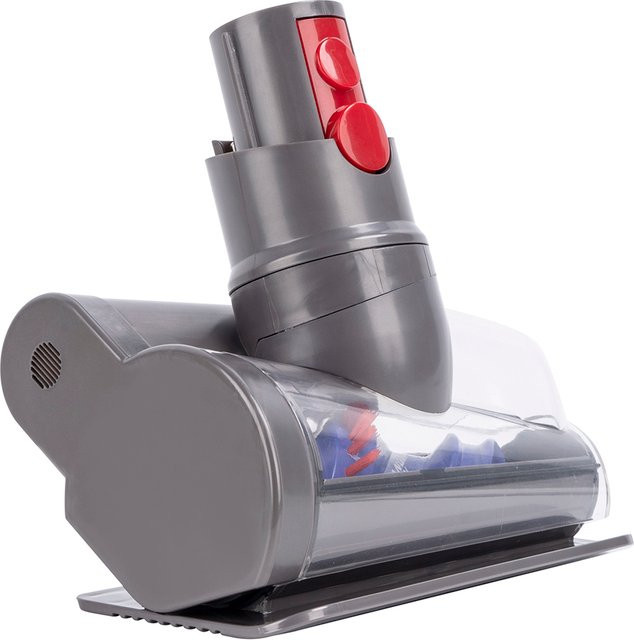 Kompatible motorisierte Mini-Bürste für Dyson V10, V12 Slim SV18 und SV20 in Grau mit Anti-Tangle-Funktion für Sofa, Bett und Auto - Bild 1