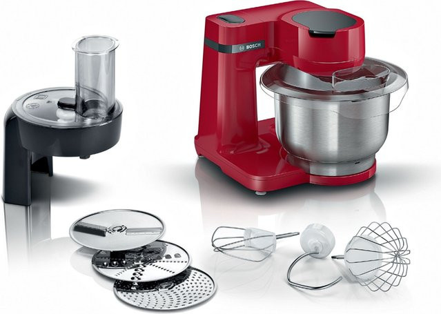 Bosch Haushalt Küchenmaschine MUMS2ER01 in Rot mit 700W - Bild 1