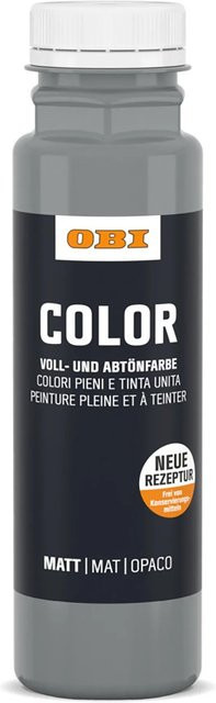OBI Color Abtönfarbe Grau, wasserbasierte Dispersionsfarbe, 250 ml - Bild 1