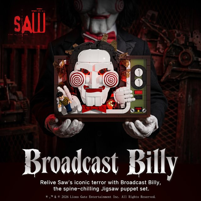 JAKI SAW Billy die Puppe im Retro-TV-Baukasten, Saw, 984 Teile, ab 14 Jahren - Bild 1