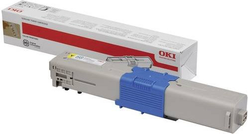 Original OKI Tonerpatrone Gelb 44973533 für C301dn Laserprinter mit 1500 Seiten Reichweite - Bild 2