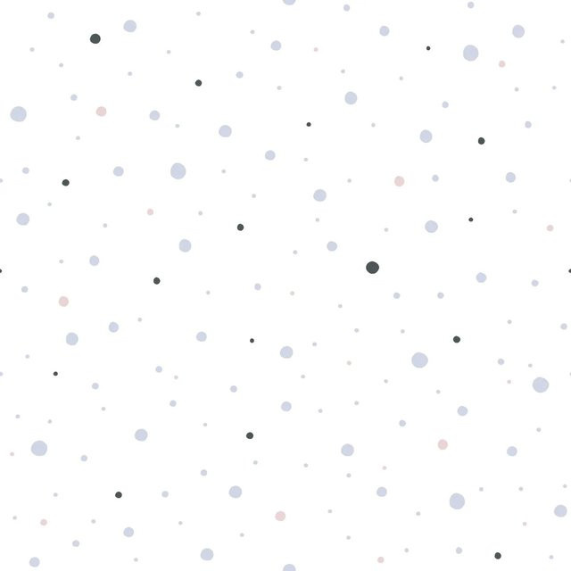Profhome Kinder Tapete Geometrisch Matt in Grau Schwarz Weiß, Vlies, Breite: 0,53 m, Länge: 10,05 m - Bild 1