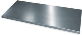 C+P Einlegeboden verzinkt für Werkzeugschrank mit Drehtüren, Farbe: silver, B: 70 cm, T: 40 cm - Bild 1