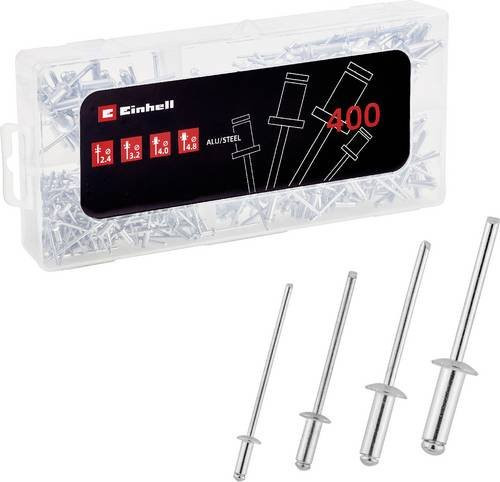 Einhell Blindniete Set aus Aluminium und Stahl in Silber - Bild 1
