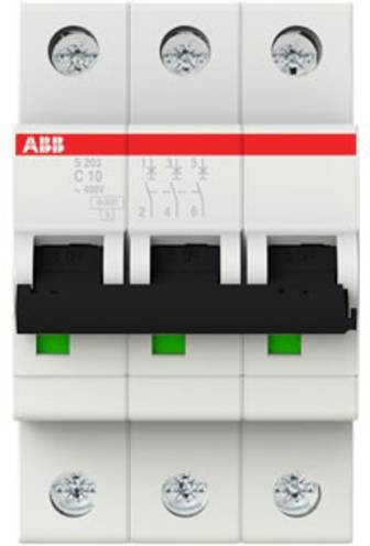 ABB S203-C10 Leitungsschutzschalter 3-polig 10A - Bild 1