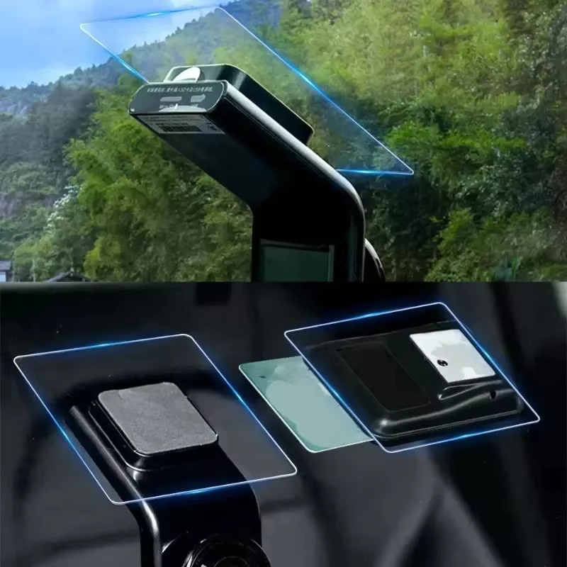 Transparente elektrostatische Schutzfolie für die Auto-Windschutzscheibe zur Verwendung mit Dashcams, hochtemperaturbeständig und rückstandsfrei entfernbar - Bild 2