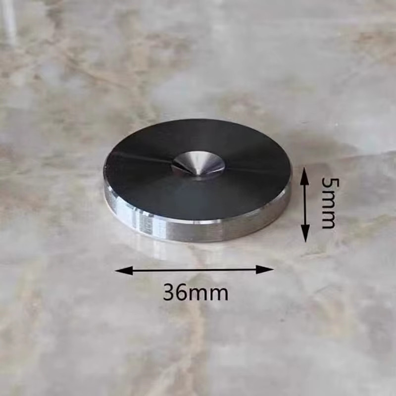 TAOC PTS-N HiFi Audio Lautsprecher Verstärker Vibrationsdämpfer aus Edelstahl in Silber - Bild 2