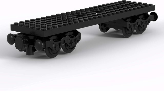 Sky Feather Stadtbahn Technische Bausteine, 6x24 Basis Magnetisch Verbindbare Radwagen - Bild 1