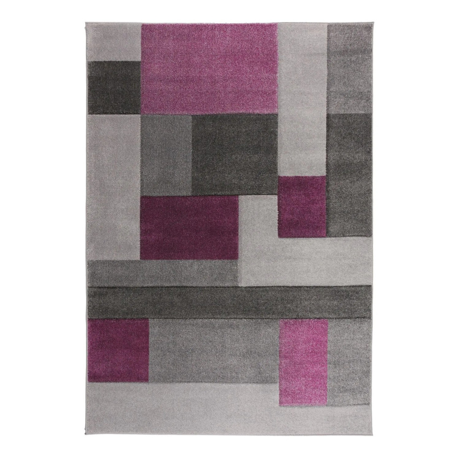 Flair Rugs Kurzflorteppich Cosmos in Lila-Grau, B/T: 160 x 230 cm - Bild 2