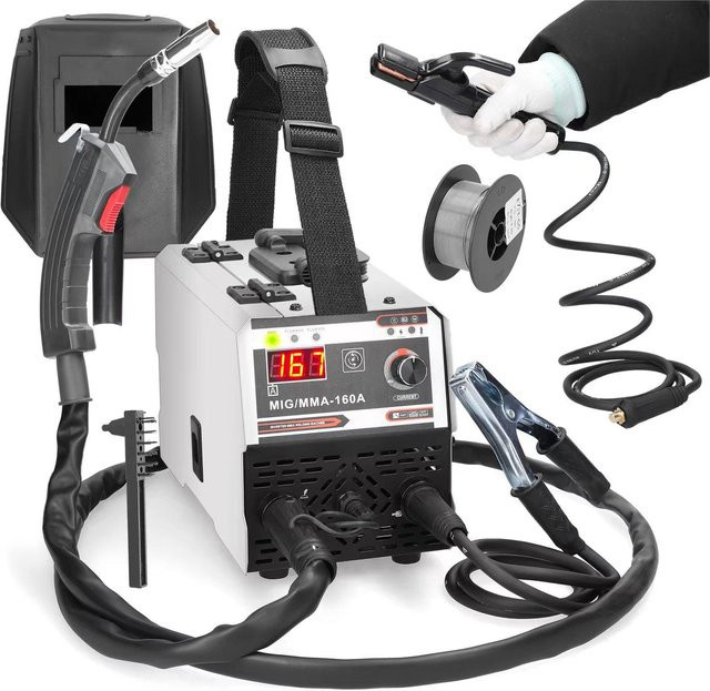 YEJICEFAC 2-in-1 MIG/MMA Inverter-Schweißgerät mit Digitalanzeige und automatischem Drahtvorschub für Stahl und Aluminium, 220V - Bild 1