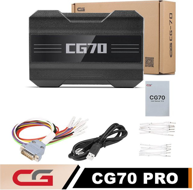 CGDI CG70 V1.2.4.0 Airbag-Reset-Tool in Schwarz zur Fehlercode-Auslesung ohne Demontage oder Schweißen - Bild 1