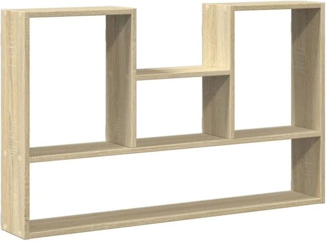 vidaXL Wandregal Sonoma-Eiche aus Holzwerkstoff, B/H/T: 99 x 60 x 15 cm - Bild 1