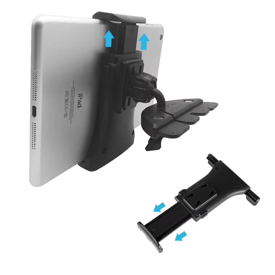 CASEPOKE 360 Grad rotierender Desktop-Ständer aus Kohlenstoffstahl für Smartphones und Tablets in Schwarz - Bild 3