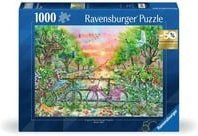 Ravensburger Puzzle Verträumte Fahrräder in Amsterdam farbenfroh - Bild 1