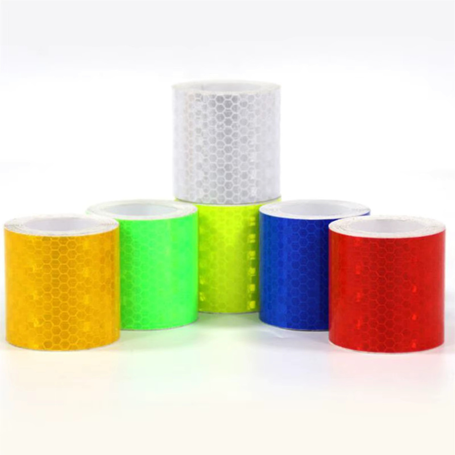 3M Reflektierendes Klebeband Weiß, Wasserdichtes Outdoor-Reflektorband für Sicherheit und Sichtbarkeit, Länge: 50 m, Breite: 5 cm - Bild 1