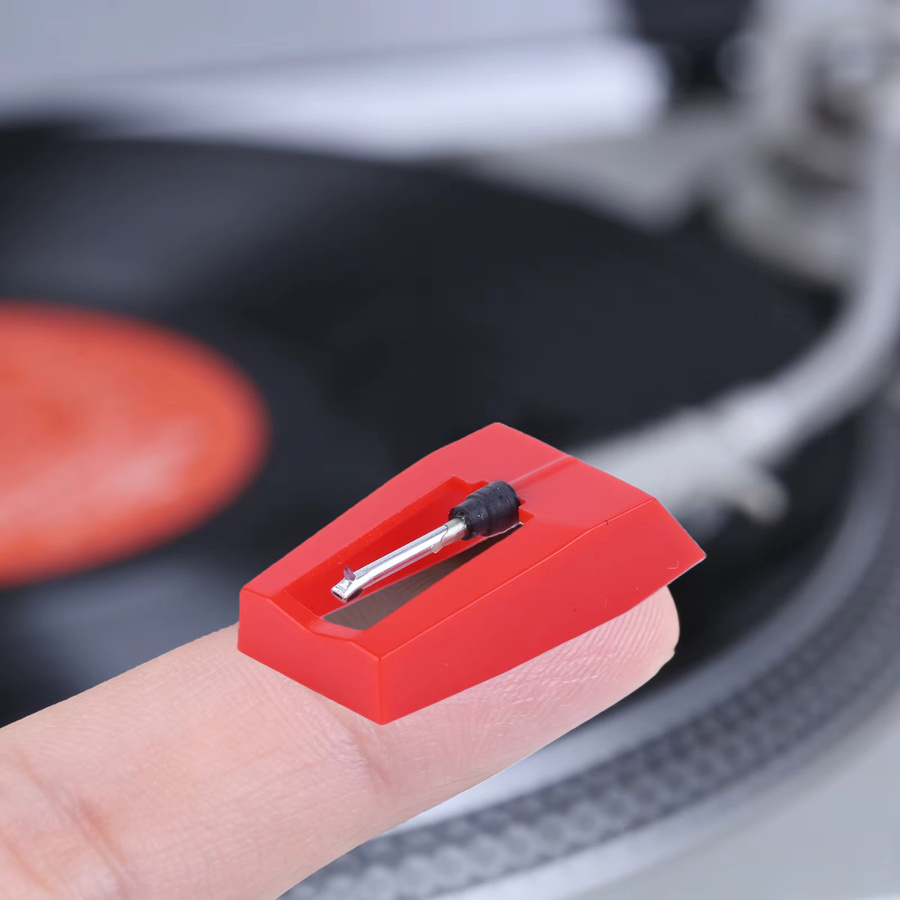 Alloet Vinyl-Nadelersatz in Rot für Crosley Victrola Sylvania Boytone zur Verbesserung der Klangqualität - Bild 2